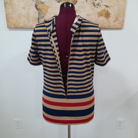 Vtg 60s fitted zipper back top - Leslie Pennington brand - Picture 4 of 9